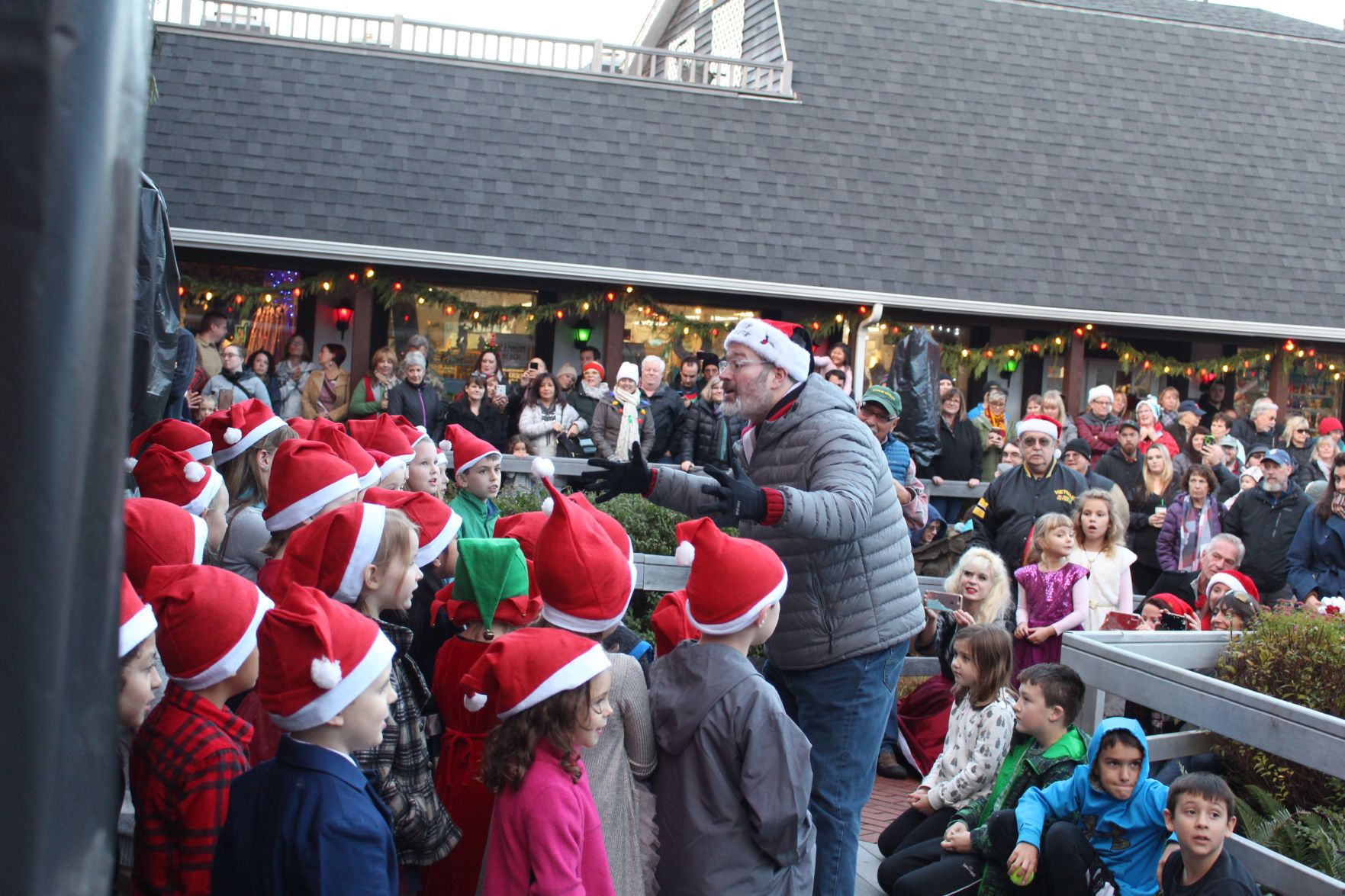 Christmas lamplighting